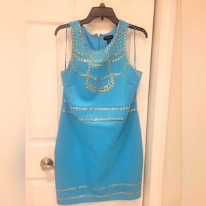 Gorgeous Bedazzled Turquoise Dress